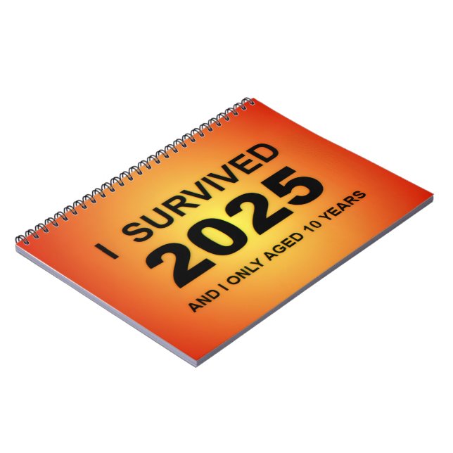 Caderno Espiral Sobrevivi 2025 (Left Side)