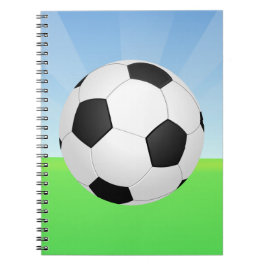 Caderno Espiral Soccer Bola Sunny Day
