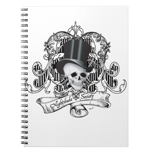 Caderno Espiral Sociedade de Sombras (Frente)