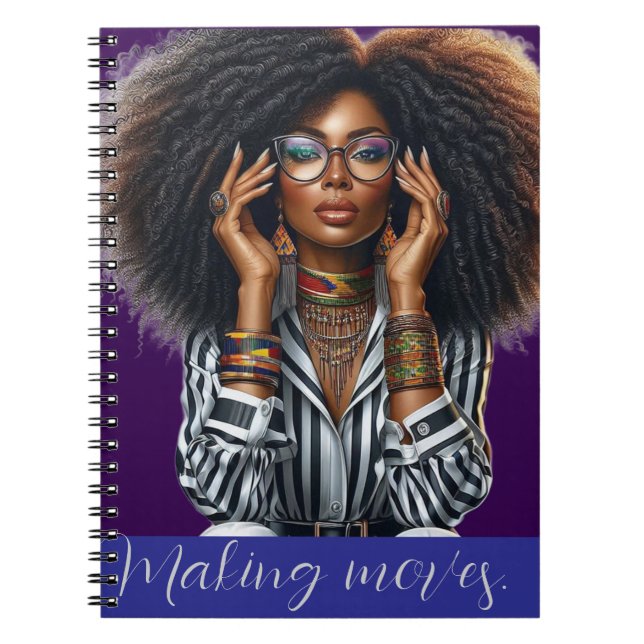 Caderno Espiral Sofisticado, moderno e elegante (Frente)