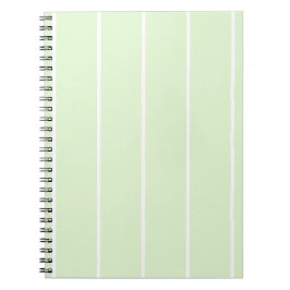 Caderno Espiral Soft Color Vertical Stripe Pattern Design