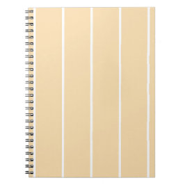 Caderno Espiral Soft Color Vertical Stripe Pattern Design