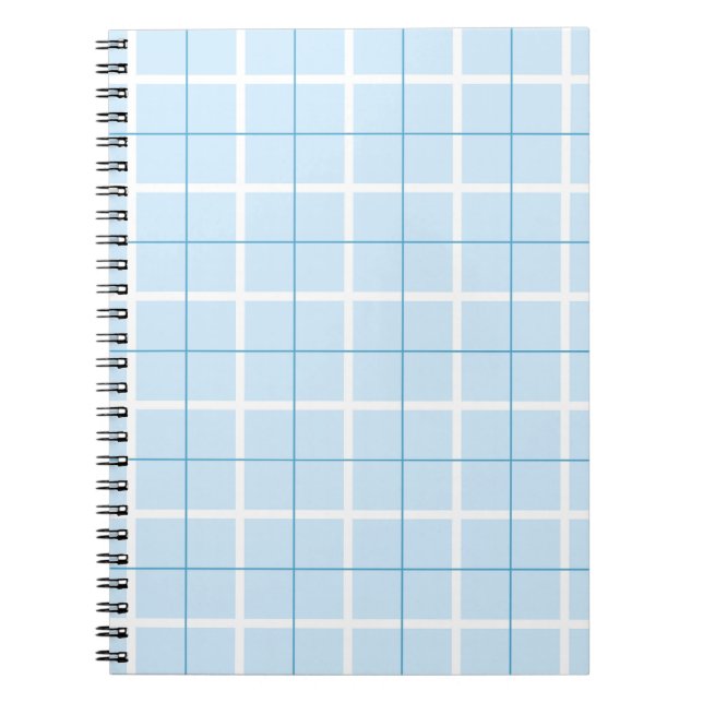 Caderno Espiral Soft Color Vertical Stripe Pattern Point Design (Frente)