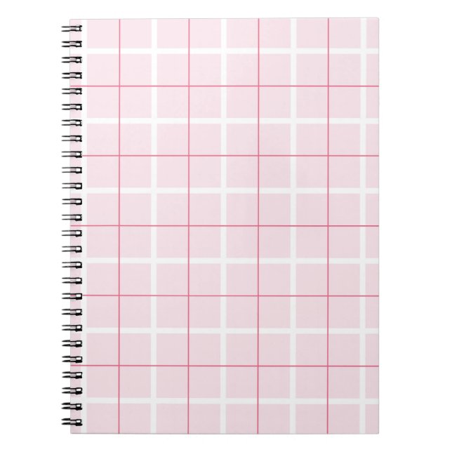 Caderno Espiral Soft Color Vertical Stripe Pattern Point Design (Frente)