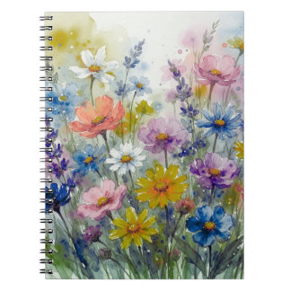 Caderno Espiral Soft Floral Pattern Collection