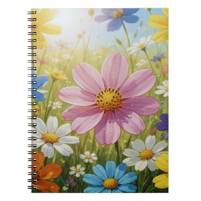 Caderno Espiral Soft Floral Pattern Collection (Frente)