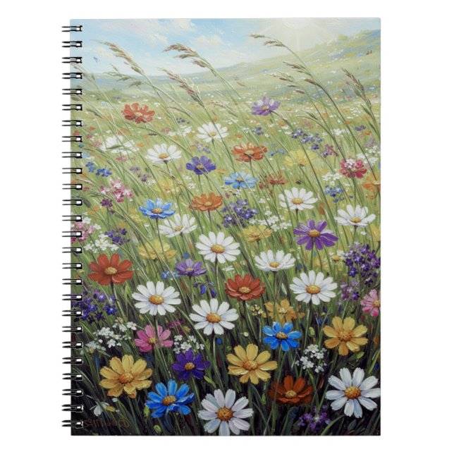 Caderno Espiral Soft Floral Pattern Collection (Frente)