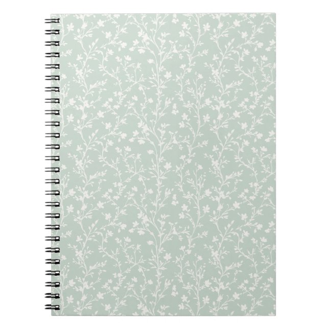 Caderno Espiral Soft Meadow Neutro - Sage Suave (Frente)