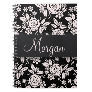 Caderno Espiral Soft Pink Roses