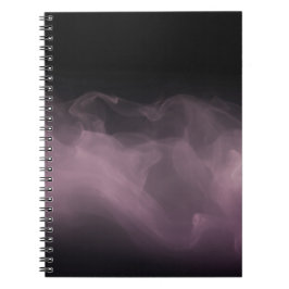 Caderno Espiral Soft Purple Smoke Abstract Art Notebook