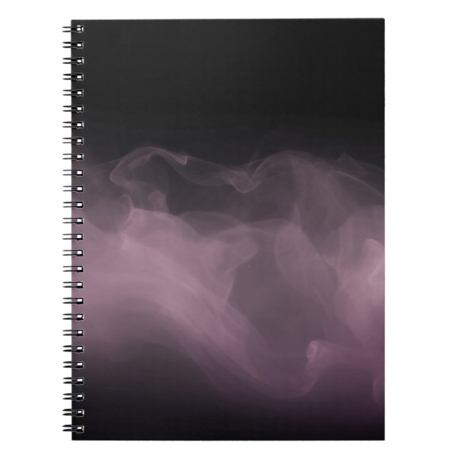 Caderno Espiral Soft Purple Smoke Abstract Art Notebook (Frente)