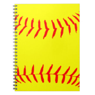 Caderno Espiral Softball Personalizado