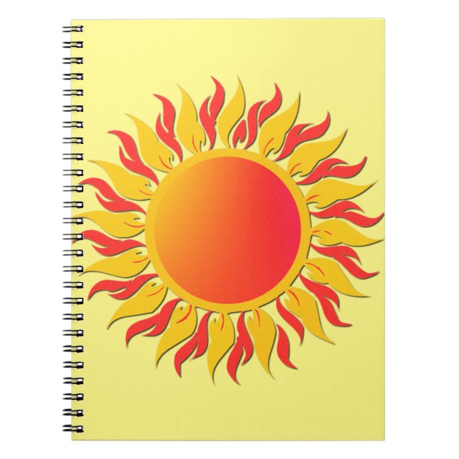 Caderno Espiral Sol (Frente)