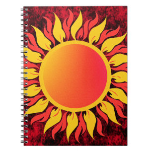 Caderno Espiral Sol