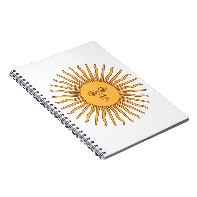 Caderno Espiral Sol argentino (Lado Direito)