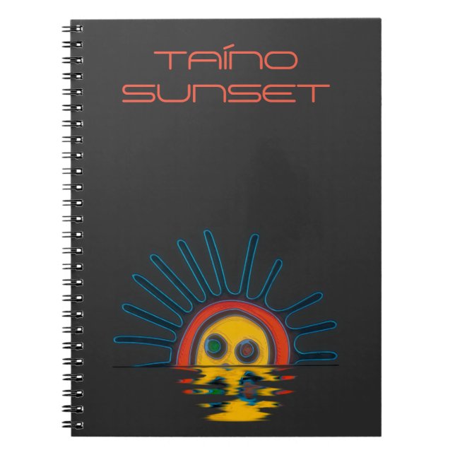 Caderno Espiral Sol Taino Sunset (Frente)