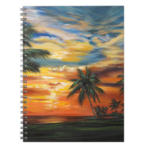 Caderno Espiral Sol tropical incrível