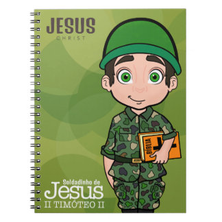 Caderno Espiral Soldadinho de Jesus Cristo