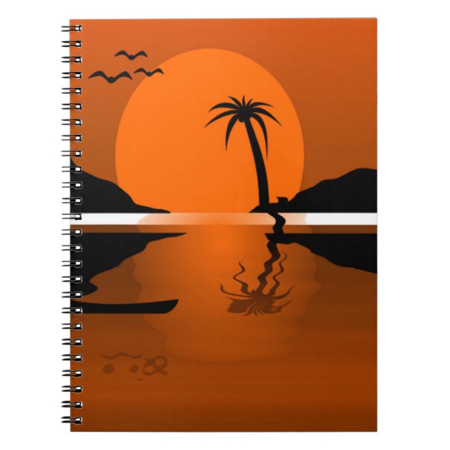 CADERNO ESPIRAL SOLDADO NA ÁGUA (Frente)