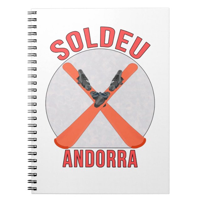 Caderno Espiral Soldeu, Andorra (Frente)