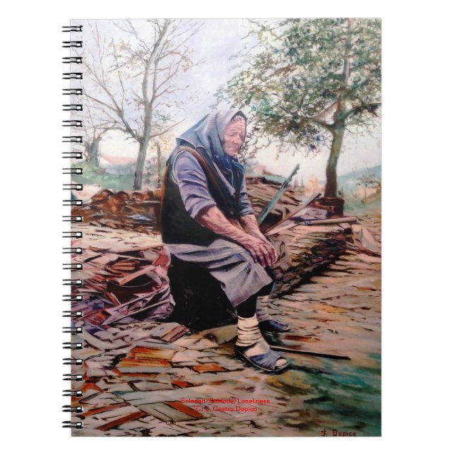 Caderno Espiral Soledad/Soidade/Solidez (Frente)