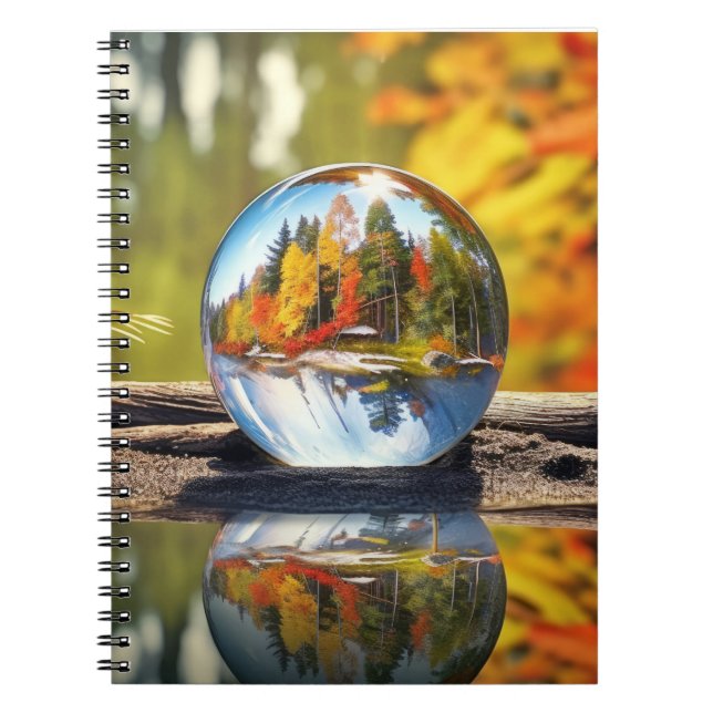 Caderno Espiral Solha d'água - Natureza pacífica (Frente)