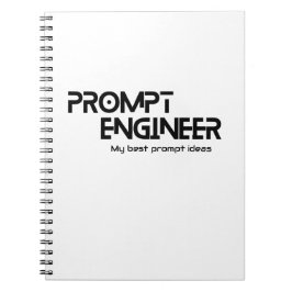 Caderno Espiral Solicitar citação minimalista do engenheiro