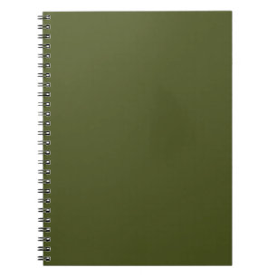 Caderno Espiral Solid Army Green