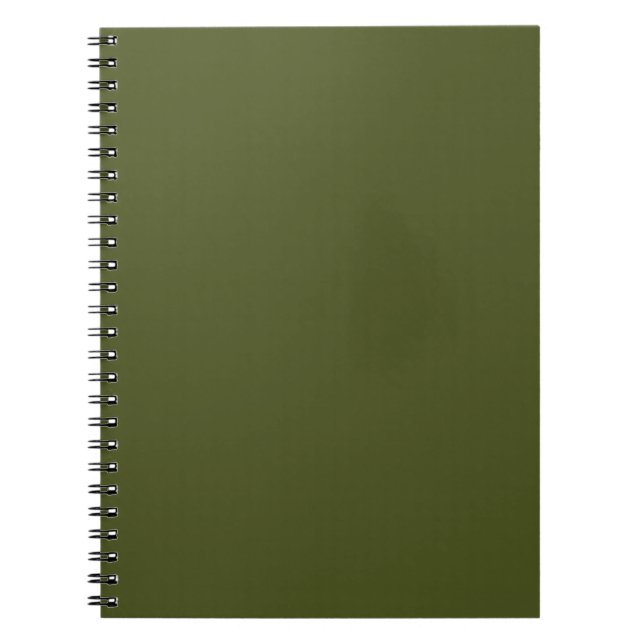 Caderno Espiral Solid Army Green (Frente)