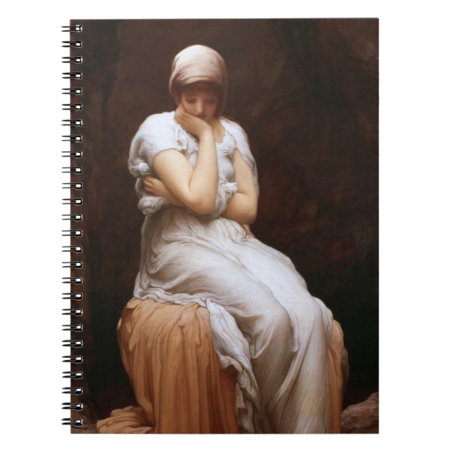 Caderno Espiral Solidão (por Frederic Leighton) (Frente)