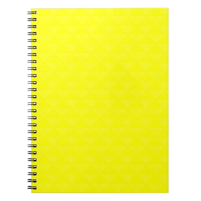 Caderno Espiral Solido, limão, amarelo (Frente)