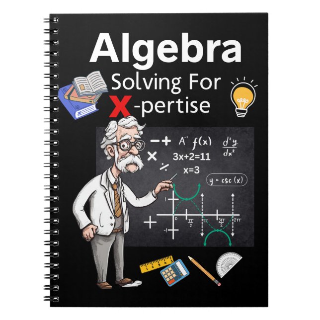 Caderno Espiral Solução De Álgebra Para Pernidade X (Frente)