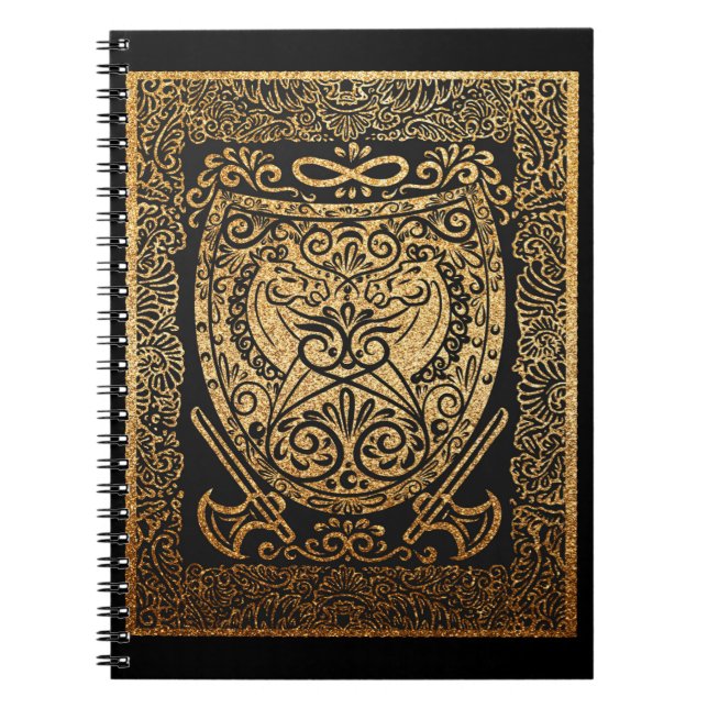 Caderno Espiral Sombra de glória (Frente)