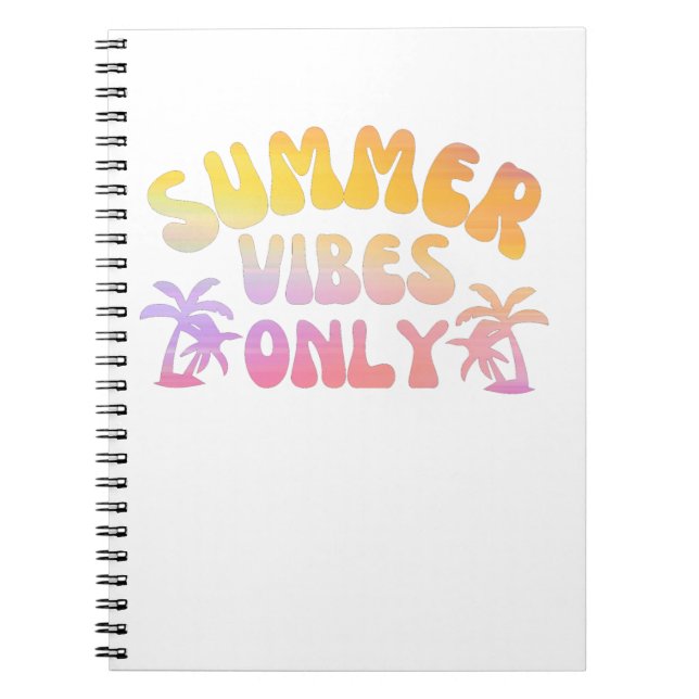 CADERNO ESPIRAL SOMENTE VÍBULOS DE VERÃO (Frente)