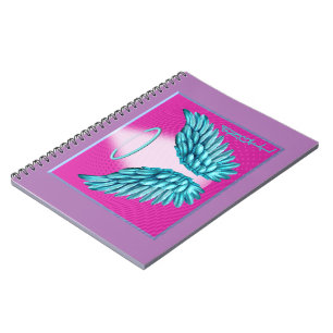 Caderno Espiral "Sonho como Angelic Wings e Halo"
