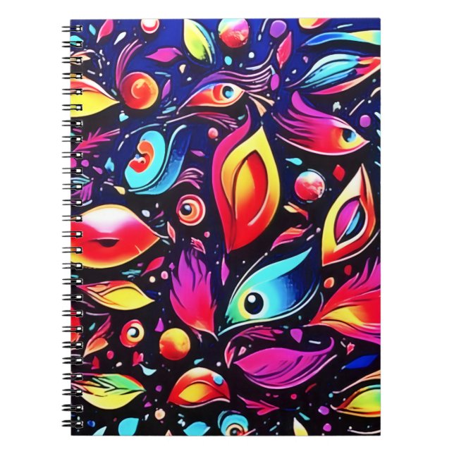 Caderno Espiral Sonho de Psicodélica (Frente)