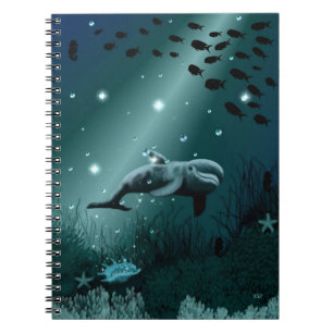 Caderno Espiral Sonho do golfinho