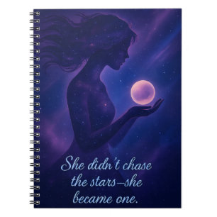 Caderno Espiral Sonhos Celestiais - Ela Se Tornou Uma Estrela
