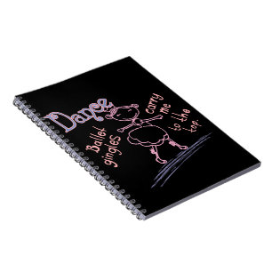 Caderno Espiral Sonhos de balé: Dança até o Topo!