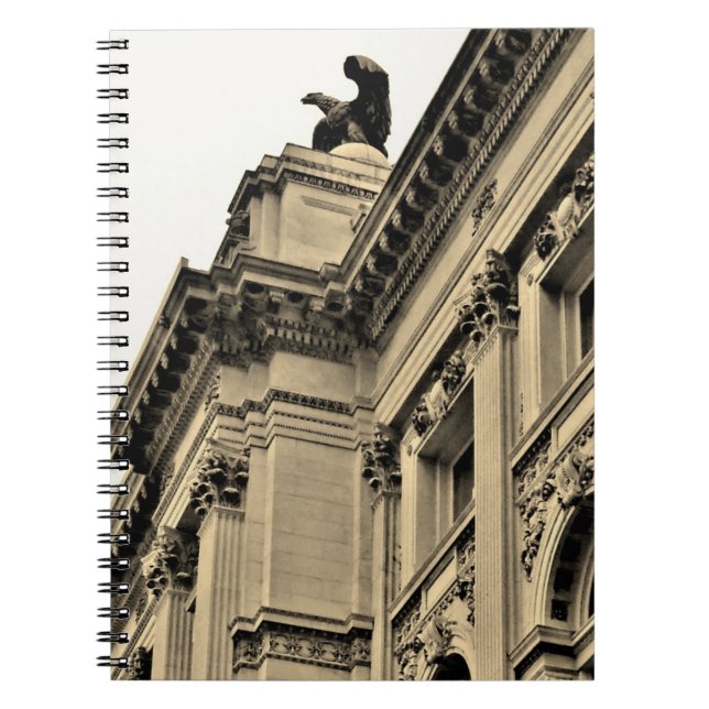 Caderno Espiral Sonhos de Biblioteca (Frente)