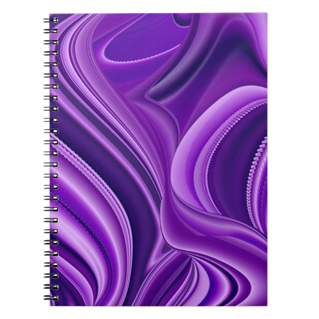 Caderno Espiral Sonhos de Flor Roxa (Frente)