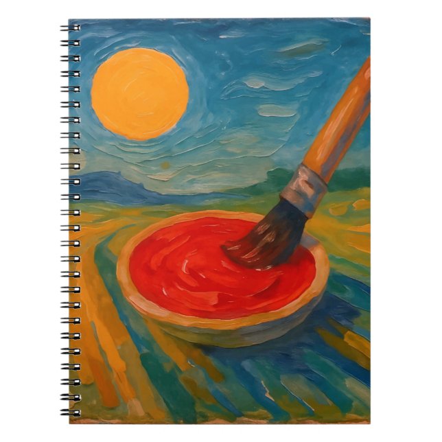 Caderno Espiral Sonhos de fruta-sol (Frente)