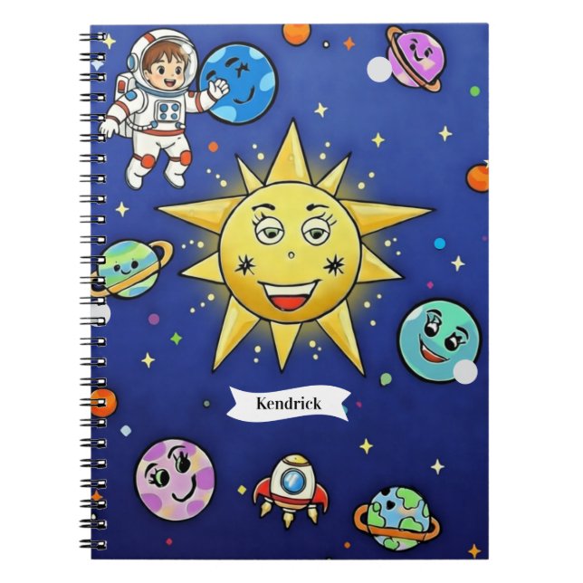 Caderno Espiral Sonhos de Infância (Frente)