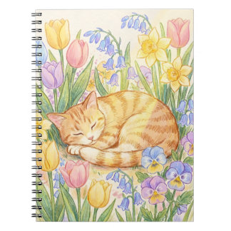 Caderno Espiral Sonhos de Jardim de Primavera