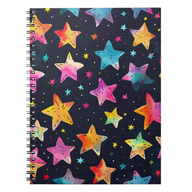 Caderno Espiral Sonhos de Starburst (Frente)