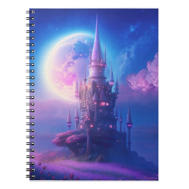 Caderno Espiral Sonhos do Castelo Moonlit (Frente)