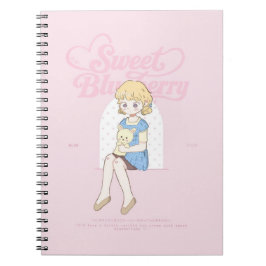 Caderno Espiral Sonhos Doces de Mirtilo ✩°｡ ⋆｡°✩