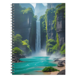 Caderno Espiral Sonhos em cascata - Inspirados em cascata