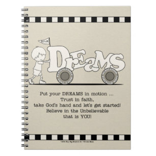 Caderno Espiral Sonhos em Movimento