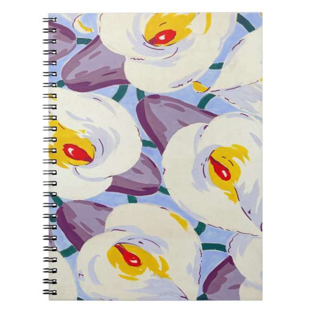 Caderno Espiral Sonhos florais #11 em Susiejayne (Frente)